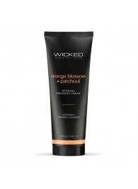 Массажный легкий крем WICKED Orange Blossom plus Patchouli - 120 мл. - Wicked - купить с доставкой в Сызрани