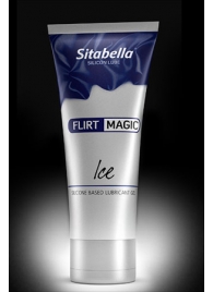 Силиконовая гель-смазка FLIRT MAGIC Ice с лёгким пролонгирующим эффектом - 75 мл. - Sitabella - купить с доставкой в Сызрани