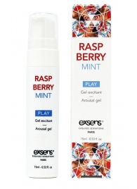 Возбуждающий гель Raspberry Mint с ароматом малины и мяты - 15 мл. - Exsens - купить с доставкой в Сызрани