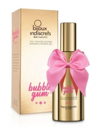 Гель с ароматом жвачки Bubblegum 2-in-1 Scented Silicone Massage And Intimate Gel - 100 мл. - Bijoux Indiscrets - купить с доставкой в Сызрани