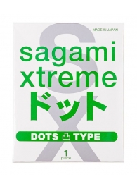 Презерватив Sagami Xtreme Type-E с точками - 1 шт. - Sagami - купить с доставкой в Сызрани