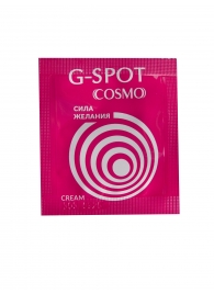 Стимулирующий интимный крем для женщин Cosmo G-spot - 2 гр. - Биоритм - купить с доставкой в Сызрани