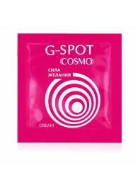 Стимулирующий интимный крем для женщин Cosmo G-spot - 2 гр. - Биоритм - купить с доставкой в Сызрани