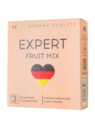 Ароматизированные презервативы EXPERT Fruit Mix - 3 шт. - Expert - купить с доставкой в Сызрани