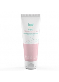 Лубрикант на водной основе Vibe Sensation с клубничным вкусом и легким вибрирующим эффектом - 50 гр. - INTT - купить с доставкой в Сызрани