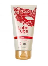 Интимный гель на водной основе Lube Tube Hot с разогревающим эффектом - 150 мл. - ORGIE - купить с доставкой в Сызрани