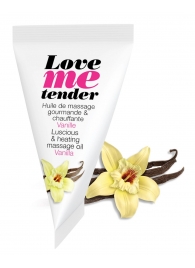 Съедобное согревающее массажное масло Love Me Tender Vanilla с ароматом ванили - 10 мл. - Love to Love - купить с доставкой в Сызрани