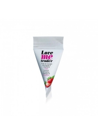 Съедобное согревающее массажное масло Love Me Tender Strawberry с ароматом клубники - 10 мл. - Love to Love - купить с доставкой в Сызрани