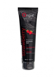 Интимный гель на водной основе Lube Tube Strawberry с клубничным вкусом - 100 мл. - ORGIE - купить с доставкой в Сызрани