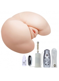 Вибрирующий мастурбатор-попка с ротацией и пультом управления - Baile - в Сызрани купить с доставкой