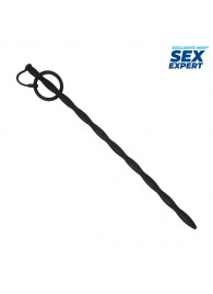 Черный стимулятор уретры Sex Expert - Sex Expert - купить с доставкой в Сызрани