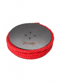 Красная веревка для шибари на катушке - 10 м. - Pecado - купить с доставкой в Сызрани