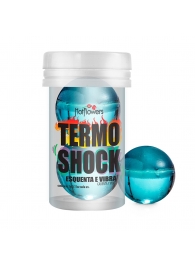 Интимный гель Termo Shock Hot Ball с разогревающе-покалывающим эффектом (2 шарика по 3 гр.) - HotFlowers - купить с доставкой в Сызрани