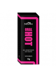 Гель для оральных ласк Oral Hot с согревающим эффектом - 15 гр. - HotFlowers - купить с доставкой в Сызрани