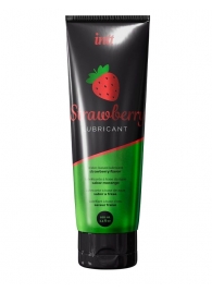 Смазка на водной основе с ароматом клубники Strawberry Lubricant - 100 мл. - INTT - купить с доставкой в Сызрани