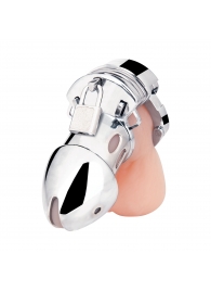 Клетка на пенис из металла Obedience Cock Cage - BlueLine - купить с доставкой в Сызрани