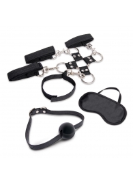 Набор для фиксации из 7 предметов Hogtie   Ball Gag Kit - Lux Fetish - купить с доставкой в Сызрани