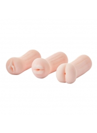 Набор из 3 мастурбаторов The Girl Next Door Tina - Dream Toys - в Сызрани купить с доставкой