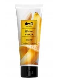 Лубрикант на водной основе OYO Aroma Gel Banana с ароматом банана - 75 мл. - OYO - купить с доставкой в Сызрани