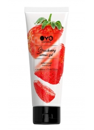 Лубрикант на водной основе OYO Aroma Gel Strawberry с ароматом клубники - 75 мл. - OYO - купить с доставкой в Сызрани