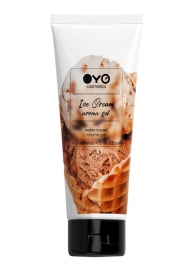 Лубрикант на водной основе OYO Aroma Gel Ice Cream с ароматом пломбира - 75 мл. - OYO - купить с доставкой в Сызрани