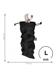 Черный мешочек для хранения игрушек Treasure Bag L - Satisfyer - купить с доставкой в Сызрани
