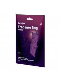 Фиолетовый мешочек для хранения игрушек Treasure Bag XL - Satisfyer - купить с доставкой в Сызрани