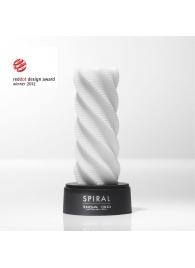 Белый 3D мастурбатор SPIRAL - Tenga - в Сызрани купить с доставкой