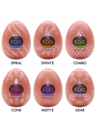 Набор из 6 мастурбаторов-яиц Tenga Egg Variety Pack V - Tenga - в Сызрани купить с доставкой