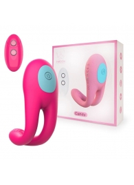 Розовое виброкольцо с пультом ДУ - I-MOON - в Сызрани купить с доставкой