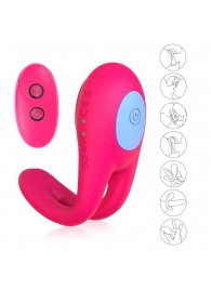 Розовое виброкольцо с пультом ДУ - I-MOON - в Сызрани купить с доставкой