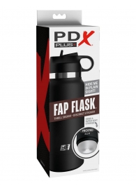 Черный мастурбатор в виде бутылки Fap Flask - Pipedream - в Сызрани купить с доставкой