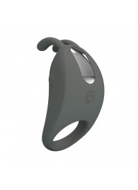 Серое эрекционное кольцо с вибрацией Master Ring - Baile - в Сызрани купить с доставкой