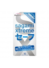 Презервативы Sagami Xtreme Ultrasafe с двойным количеством смазки - 10 шт. - Sagami - купить с доставкой в Сызрани