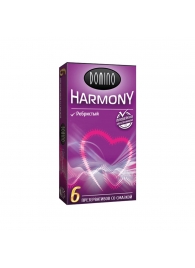 Презервативы с рёбрышками Domino Harmony - 6 шт. - Domino - купить с доставкой в Сызрани