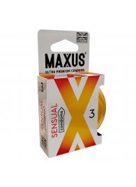 Презервативы анатомической формы Maxus Sensual - 3 шт. - Maxus - купить с доставкой в Сызрани