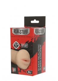 Нежный мастурбатор-ротик REALSTUFF 5INCH MASTURBATOR BJ - Dream Toys - в Сызрани купить с доставкой