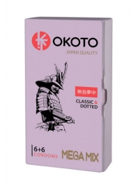 Презервативы OKOTO Mega Mix - 12 шт. - Sitabella - купить с доставкой в Сызрани