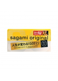 Презервативы увеличенного размера Sagami Original 0.02 XL-size - 12 шт. - Sagami - купить с доставкой в Сызрани