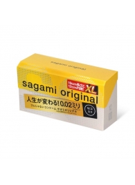 Презервативы увеличенного размера Sagami Original 0.02 XL-size - 12 шт. - Sagami - купить с доставкой в Сызрани