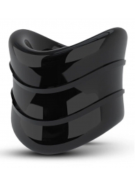 Черное эрекционное кольцо на мошонку Beef Ball Stretcher Snug X Long - Blush Novelties - в Сызрани купить с доставкой