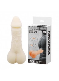 Мастурбатор-насадка Bigger Man - 21,5 см. - Baile - в Сызрани купить с доставкой