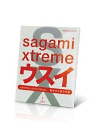 Ультратонкий презерватив Sagami Xtreme SUPERTHIN - 1 шт. - Sagami - купить с доставкой в Сызрани