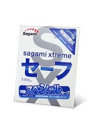 Презерватив Sagami Xtreme Ultrasafe с двойным количеством смазки - 1 шт. - Sagami - купить с доставкой в Сызрани