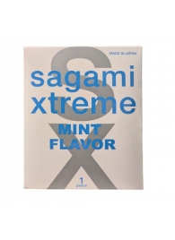 Презерватив Sagami Xtreme Mint с ароматом мяты - 1 шт. - Sagami - купить с доставкой в Сызрани