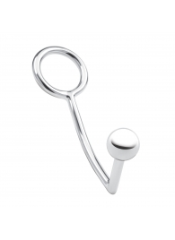Кольцо на пенис с анальным стимулятором Stainless Steel Anal Hook   Cock Ring - BlueLine - в Сызрани купить с доставкой