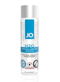 Возбуждающий лубрикант на водной основе JO Personal Lubricant H2O Warming - 120 мл. - System JO - купить с доставкой в Сызрани