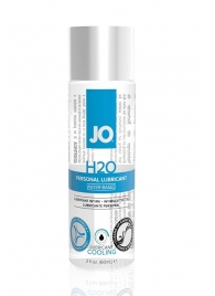 Охлаждающий лубрикант на водной основе JO Personal Lubricant H2O COOLING - 60 мл. - System JO - купить с доставкой в Сызрани