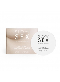 Массажная свеча для всего тела Slow Sex - 50 гр. - Bijoux Indiscrets - купить с доставкой в Сызрани