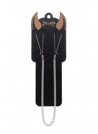 Зажимы на соски «Вилки» на цепочке - Pecado - купить с доставкой в Сызрани